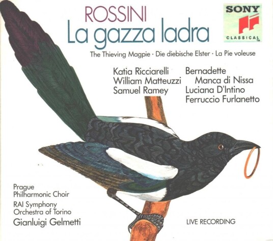 Ricciarelli Ramey Gelmetti La Gazza Ladra CD