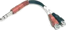 Hosa YPR102 Y kabel Stjx2phHun
