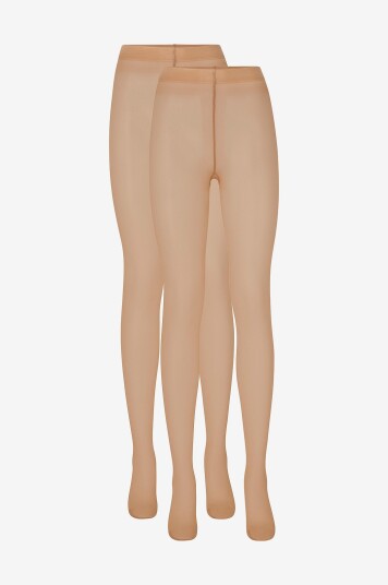 Swedish Stockings Strømpebukse Elin Premium Tights 20 den 2 pk Beige