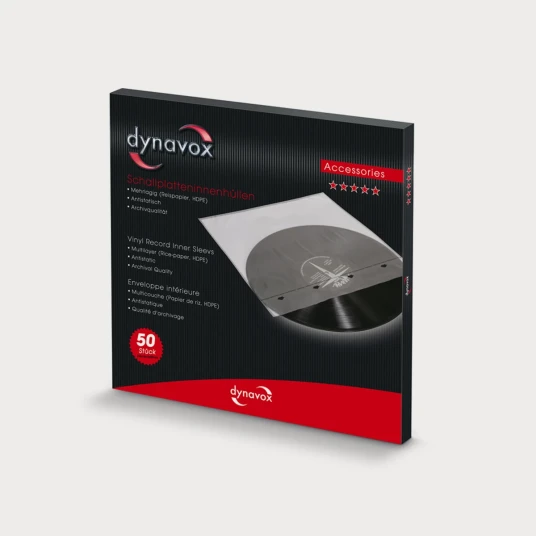 Dynavox Innercover For LP/Vinylplater 50 stk. Dynavox Innercover For LP/Vinylplater 50 stk.