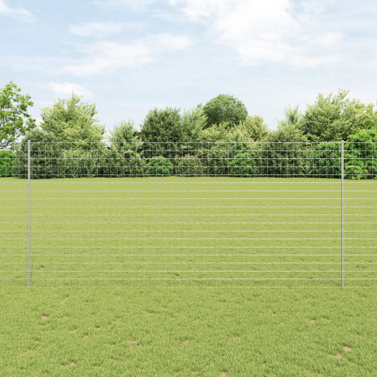Gjerde med innlegg. sølv 1.4 x 10 m Stål Gjerde med innlegg. sølv 1.4 x 10 m Stål