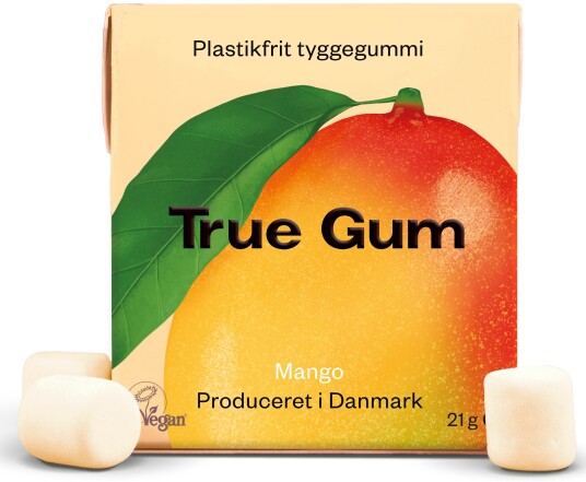 True Gum Tyggegummi Mango - 21 g True Gum Tyggegummi Mango - 21 g