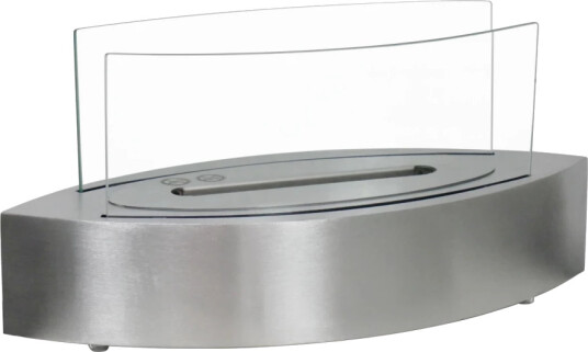 Scandiflames Oval Bord Biopeis Stål Svart Scandiflames Oval Bord Biopeis Stål Svart
