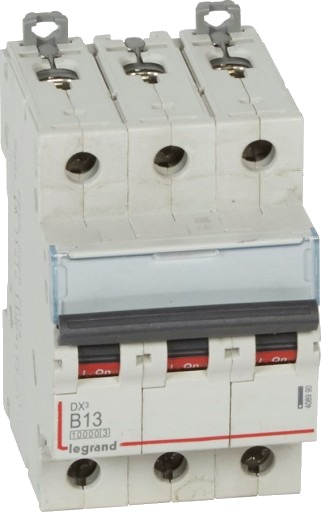 Legrand DX³ MCB automatsikring B13 3P 3M 10/16kA