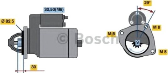 BOSCH 0 986 018 490 Starter
