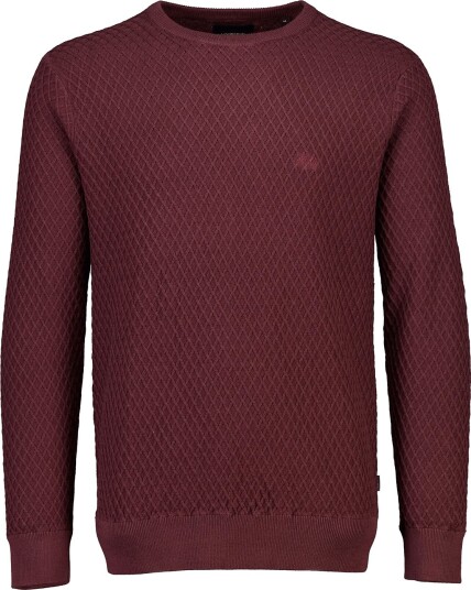 Lindbergh Cable Knit Jumper   DK BORDEAUX   XXL