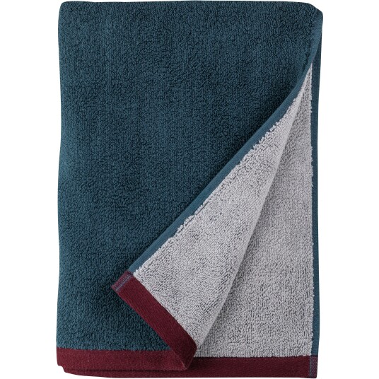 Mette Ditmer Soft gjestehåndkle 40x55 cm 2-pack Midnight blue-light grey Mette Ditmer Soft gjestehåndkle 40x55 cm 2-pack Midnight blue-light grey
