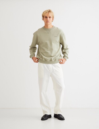 Woodbird Wbeik Linen Pant White L Woodbird Wbeik Linen Pant White L