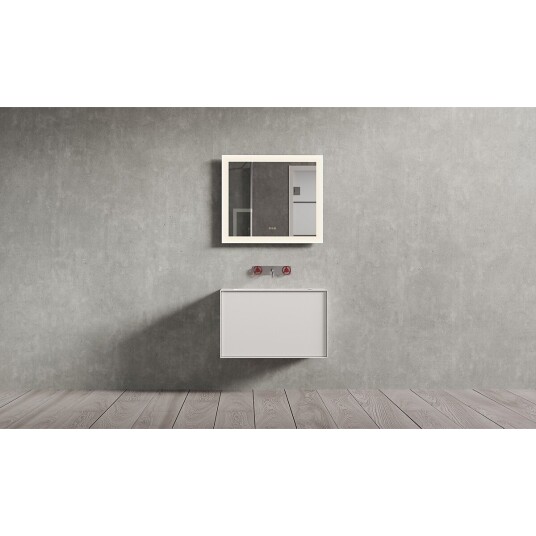 Copenhagen Bath Larvik Sound 80 Speil 800x700 mm med høytaler duggfritt Copenhagen Bath Larvik Sound 80 Speil 800x700 mm med høytaler duggfritt