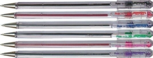 Pentel Ballpoint Pen Bk77 Superb Red (42K005b)