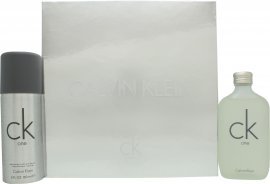 Calvin Klein CK One Parfyme Sett 100ml EDT med 150ml Deodorant Spray