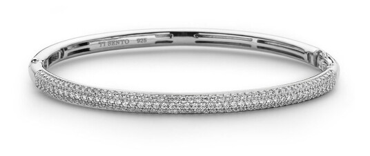 Ti Sento Armring i  925 sølv med zirkonia