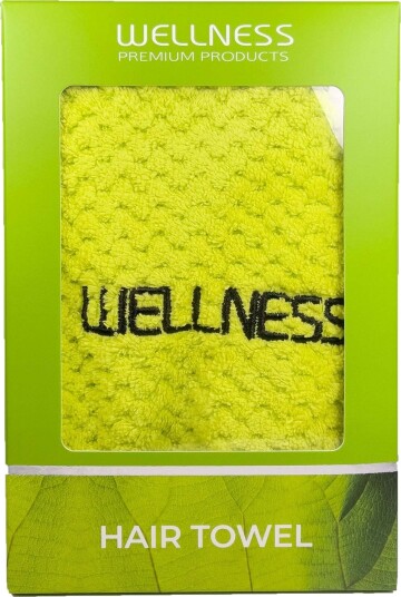 Wellness Premium Products Hair Towel Green