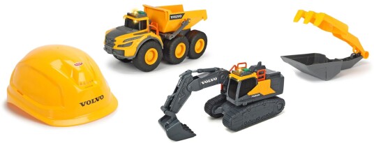 Dickie Toys Volvo Construction Lekesett