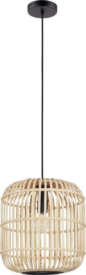 EGLO Pendellampe Bordesley With 1 Lamp Svart Takpendler