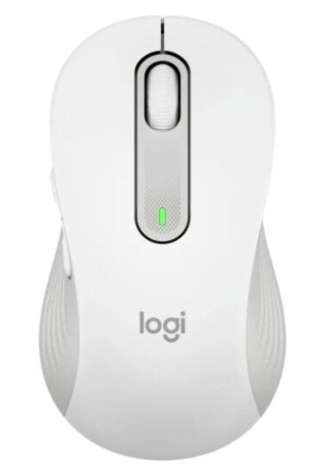 Logitech Signature M650 Large Wireless Mouse (hvit)