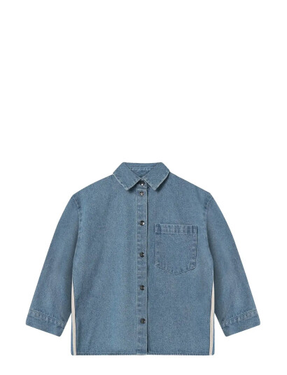 Fliink Don Contrast Ls Shirt Blue 86 Fliink Don Contrast Ls Shirt Blue 86