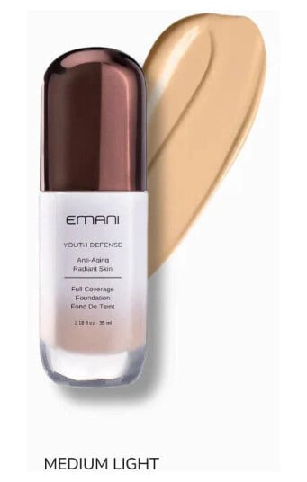 Emani Hydrawear plus Niacinamide Foundation Medium Light Emani Hydrawear plus Niacinamide Foundation Medium Light