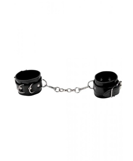 Shots Toys - Ouch! Ouch!: Leather Cuffs, svart