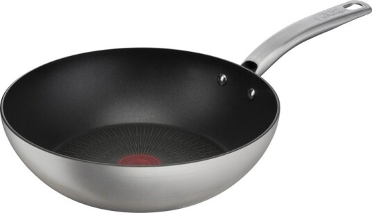 Tefal Recycle - wokpanna, 28 cm, silverfärgad Tefal Recycle - wokpanna, 28 cm, silverfärgad