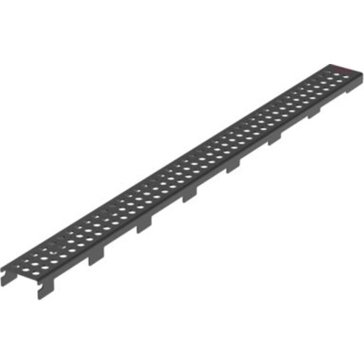 Blücher Grate Line Vienna 900 Sort Rist 50x832 mm Stål