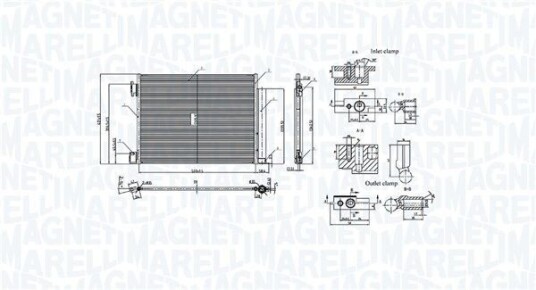 Kondensator MAGNETI MARELLI 350203101500 Kondensator MAGNETI MARELLI 350203101500