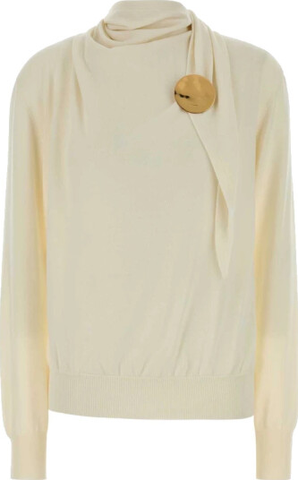 Jil Sander Dame Strikkevarer Gul S,