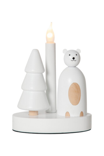 Star Trading Lysestake Christmas Joy Björn 1742300-01-0 Star Trading Lysestake Christmas Joy Björn 1742300-01-0
