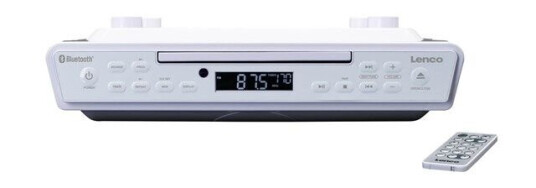 Lenco KCR-150 Kjøkkenradio med CD og Bluetooth Hvit