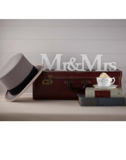Mr & Mrs Treskilt 10x45 cm Vintage Journey