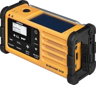 Sangean MMR-88 DAB+/FM Solcelledrevet Bærbar Radio Oransje