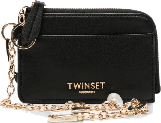 Twinset Dame Vesker Svart ONE SIZE, Twinset Dame Vesker Svart ONE SIZE,