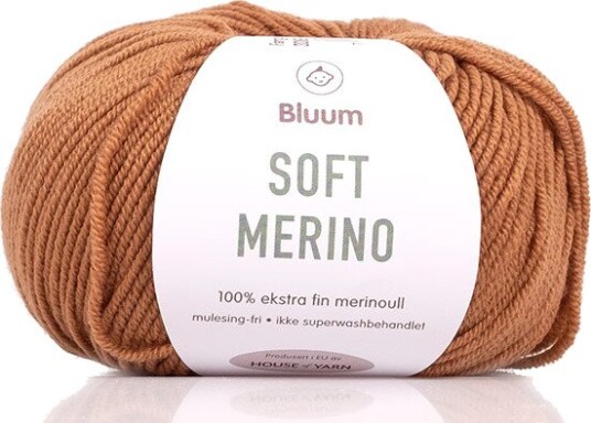 Bluum Soft Merino Ull Karamell 3016