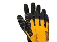 OTTO SCHACHNER Eureka antivibr.handske str 11 - Impact Vibration Flexi, gul/sort, aftagelige fingerspidser