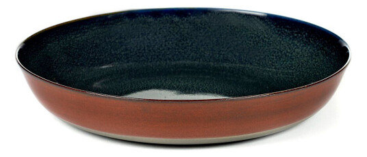 Serax Terres de Rêves tallerken 21 cm Dark blue-rust