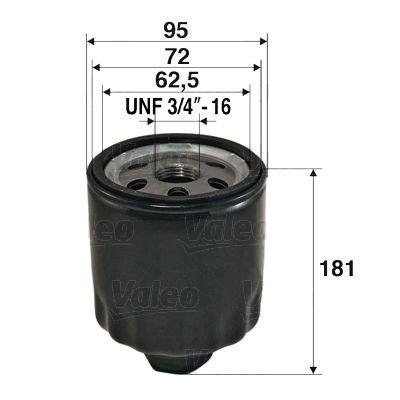Oljefilter VALEO 586056 Oljefilter VALEO 586056