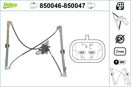 Vindusheis VALEO 850047