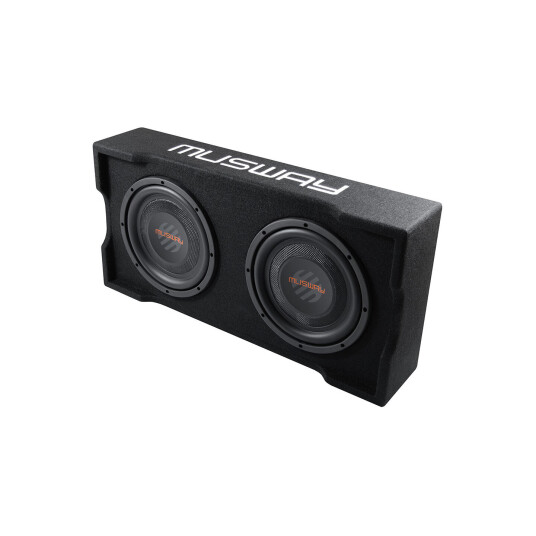 Musway MF210Q2 2x10" subwoofer i kasse 300W RMS 2x2 Ohm