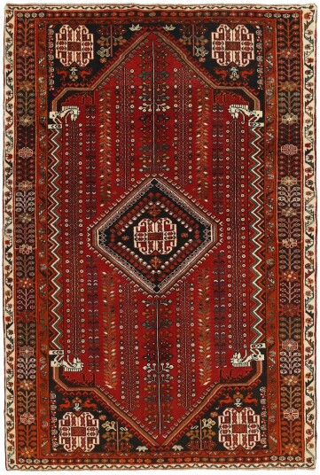 Håndknyttet. Opphav: Persia Kashghai Teppe 170x255
