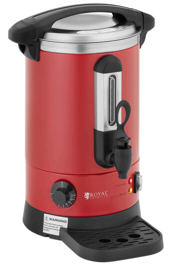 Royal Catering Perkulator - 6,1 L - 1500 W - Rød 10012461