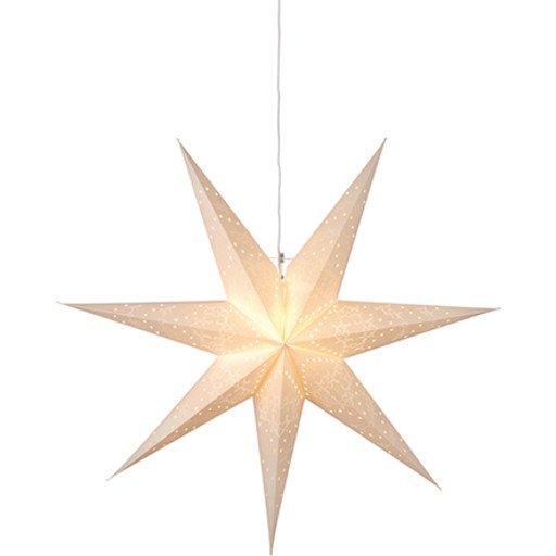 Star Trading Sensy papirstjerne 54 cm hvit Star Trading Sensy papirstjerne 54 cm hvit
