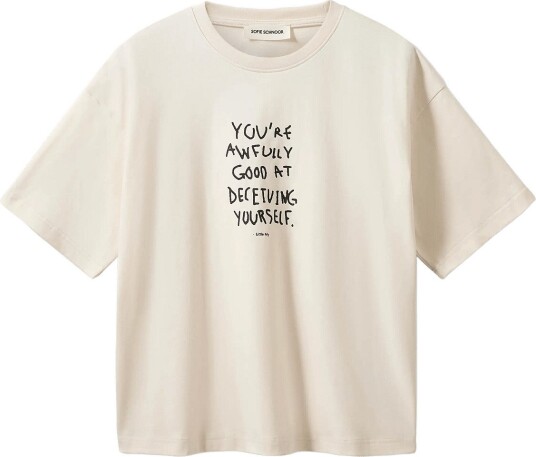 Sofie Schnoor Verinasw Moomin Boxy T Shirt Cream L