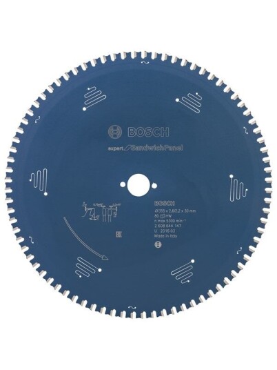 Bosch Sirkelsagblad Expert for Sandwich Panel 355 x 30 x 2,6 mm, 80