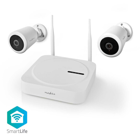 Nedis SmartLife Trådløst WiFi Overvåkningssystem med 2x Kamera - Full HD 1080p