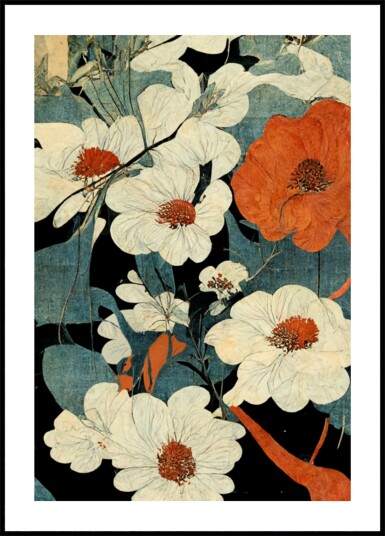 Floral Symphony Plakat / 21x30