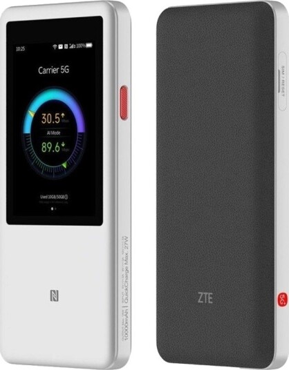 ZTE U60 Pro 5G WiFi 7 Router med 10 000 mAh batteri og NFC-paring ZTE U60 Pro 5G WiFi 7 Router med 10 000 mAh batteri og NFC-paring