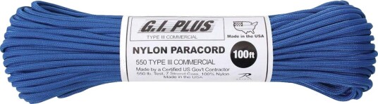 Rothco Paracord Nylon 30m Blå