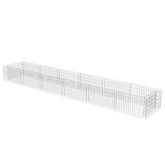 vidaXL Gabion høybed galvanisert stål 540x90x50 cm