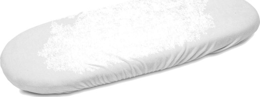 Sensillo Stretchlaken til barnevogn 35x75cm Hvit