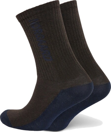 Mads Nørgaard Logo Stepper Single Sock TURKISH COFFEE One Size